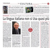 Lo stato attuale della lingua della comunità italoamericana negli Stati Uniti